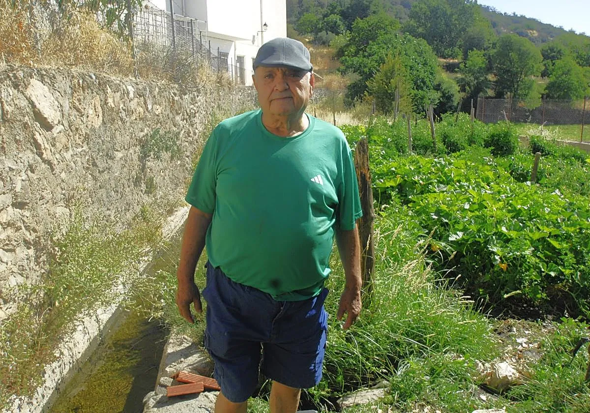 José Vicente Ruiz, vocal de la Acequia Gorda y sacristán de Pórtugos